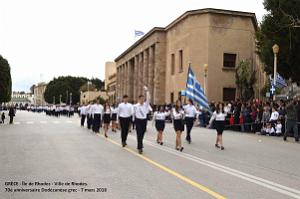 269- Rhodes- Defile Dodecanese grec